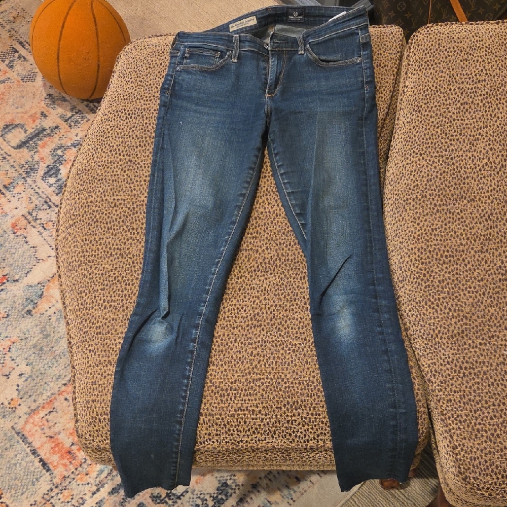 AG Adriano Goldschmied Dark Blue Skinny Jeans